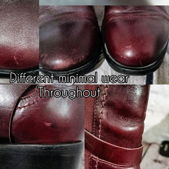 Carvela Saddle Leather Buckle Flat Ankle Boots - Picture 6 of 9